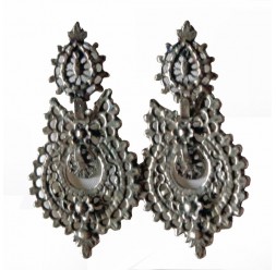 Pendientes de reloj grandes